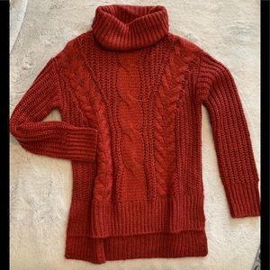 Brand New ~ Universal Tread ~ Red Cowl Neck Sweater Size S